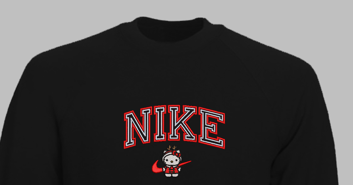 Siuvinėtas džemperis "Hello Kitty"