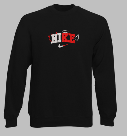 Siuvinėtas džemperis "Angelas-velnias"