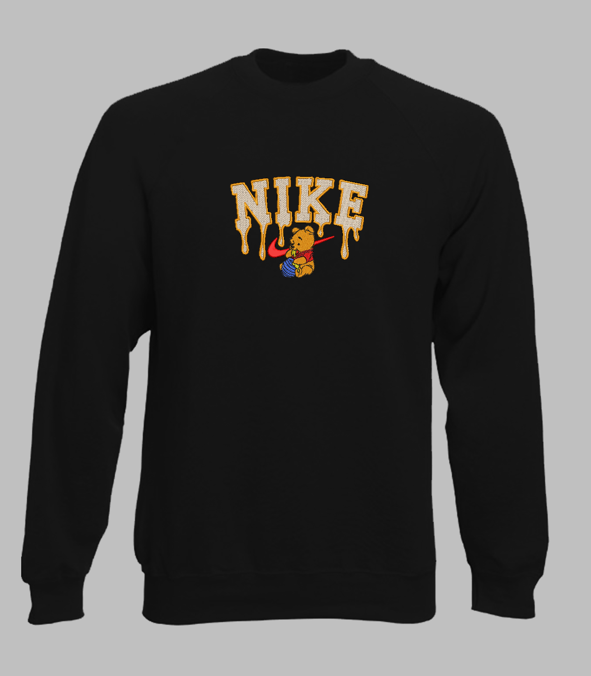 Siuvinėtas džemperis "Mikė pūkuotukas"