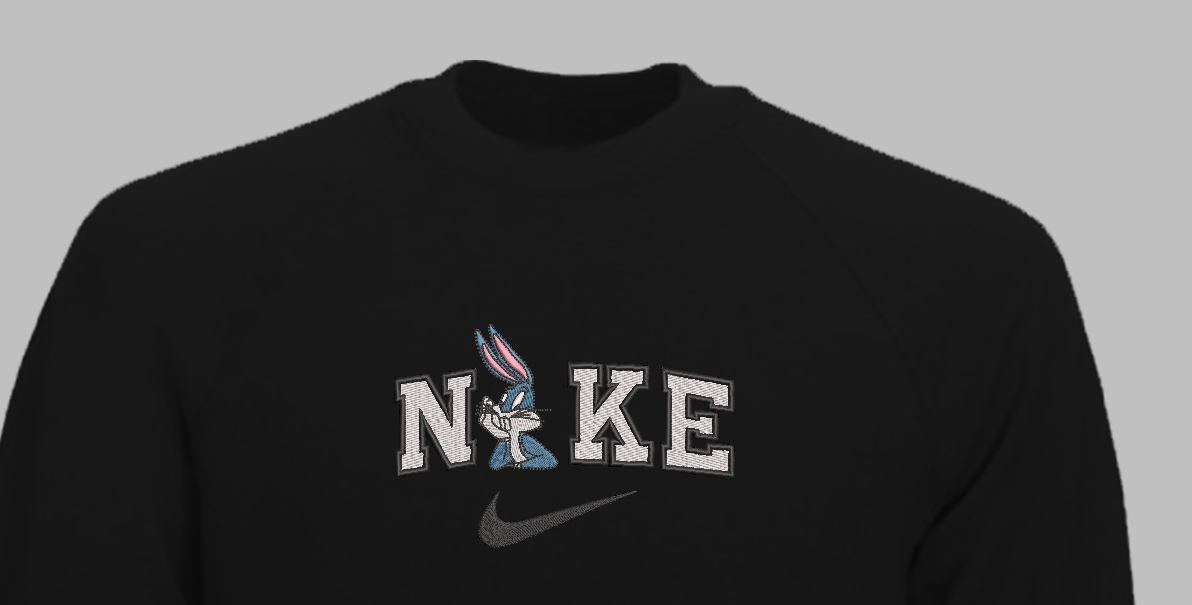 Siuvinėtas džemperis "Triušis Kvanka - Bug Bunny"