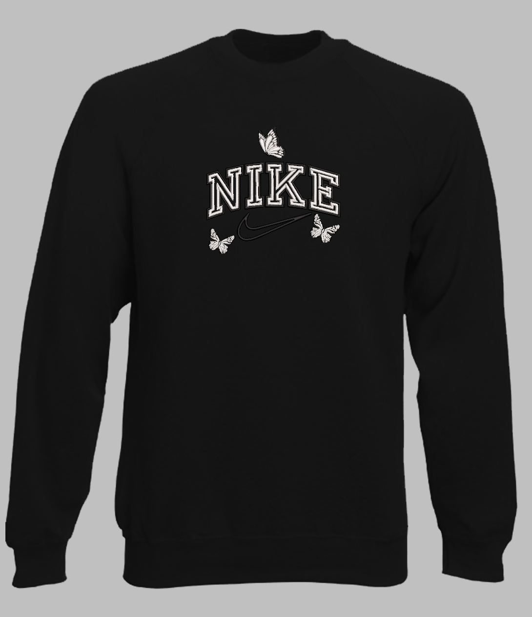 Siuvinėtas džemperis "Drugelis"