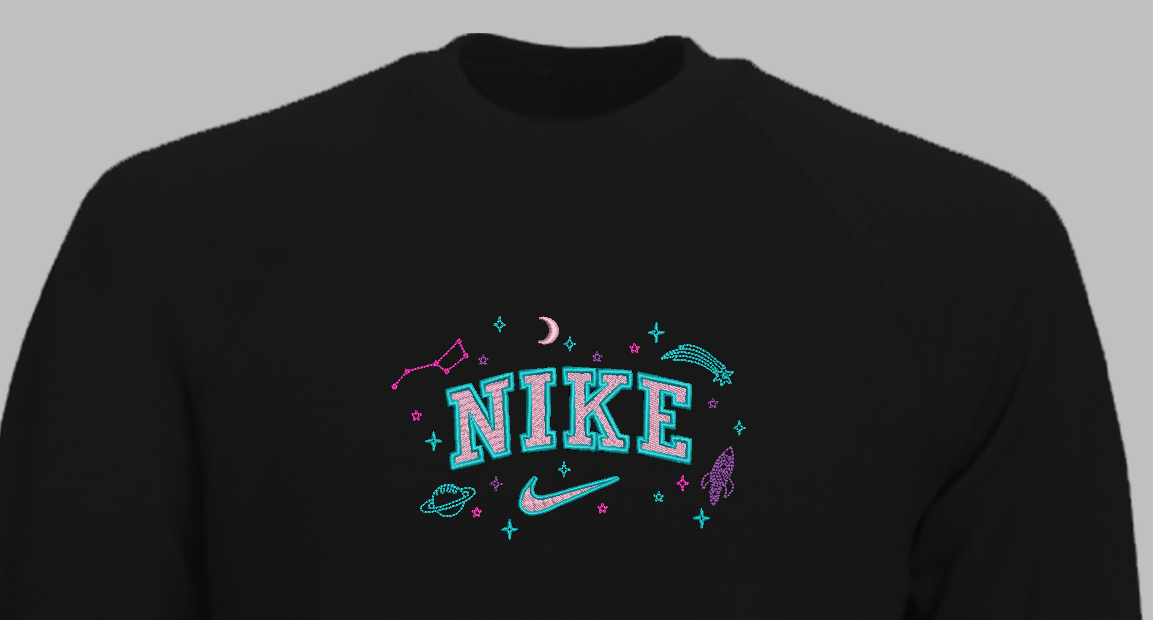 Siuvinėtas džemperis "Planetos"