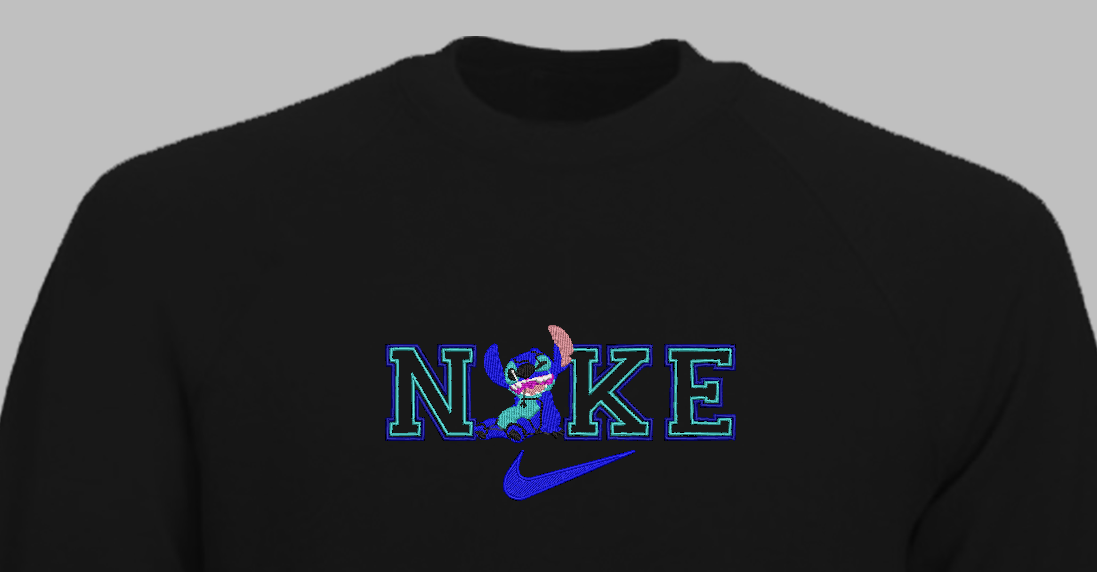 Siuvinėtas džemperis "Stitch'as"