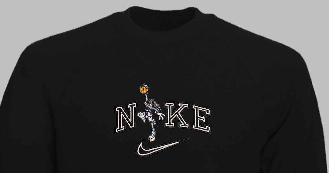 Siuvinėtas džemperis "Triušis krepšininkas"