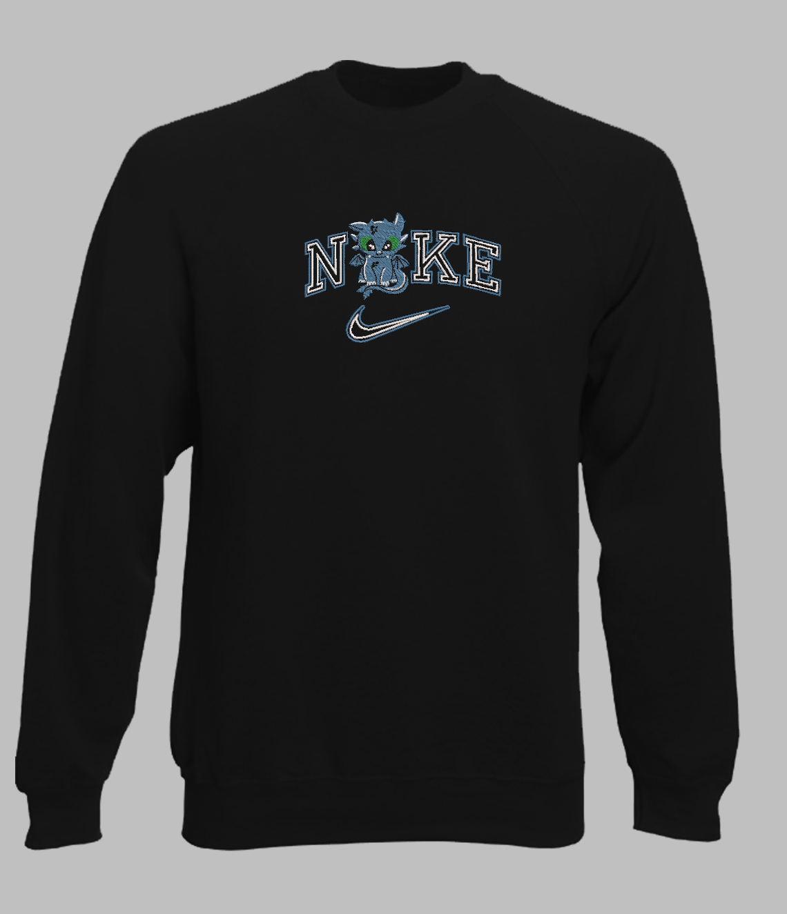 Siuvinėtas džemperis "Kaip prisijaukinti slibiną?"