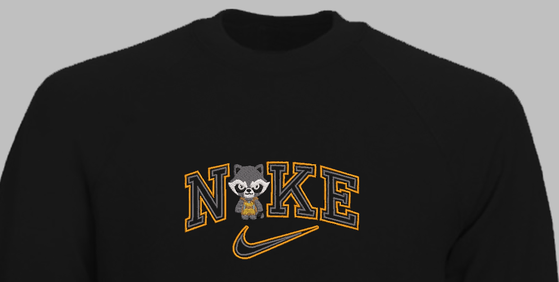 Siuvinėtas džemperis "Rocket Racoon"