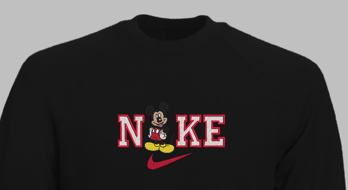 Siuvinėtas džemperis "Peliukas Mikis"