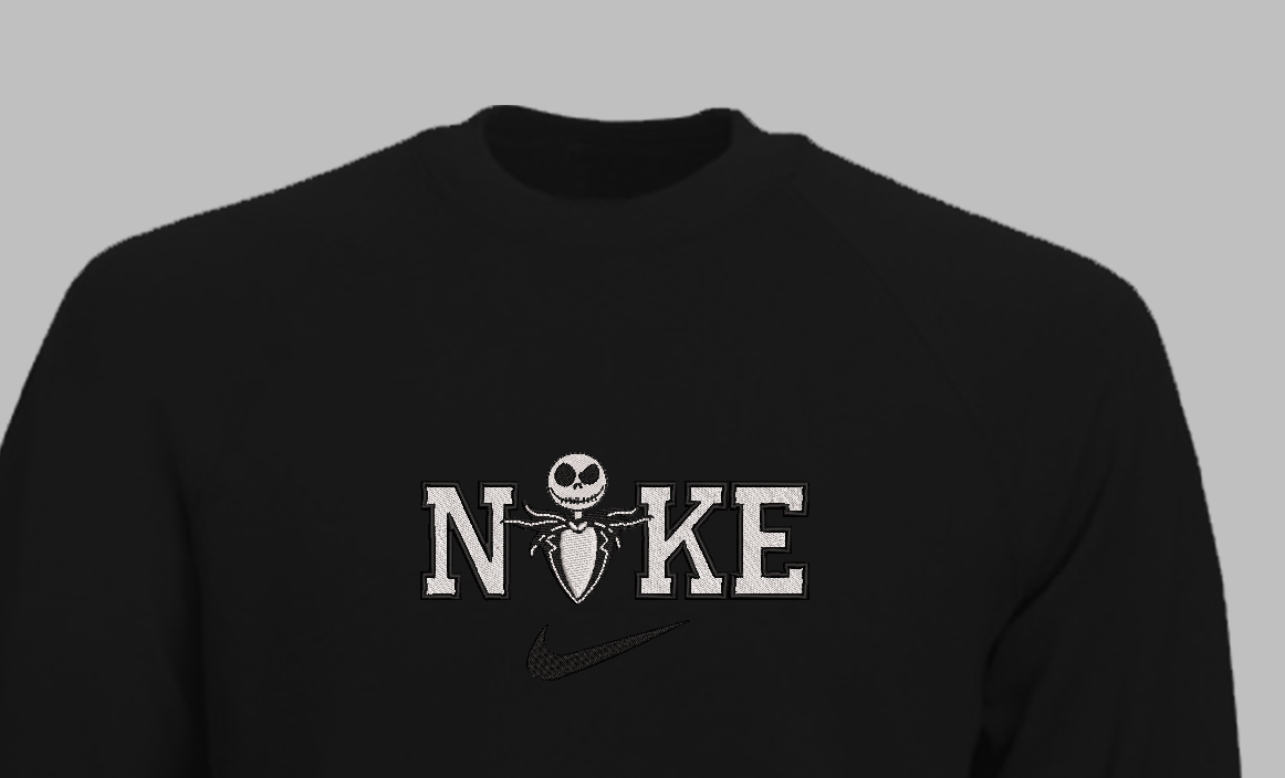 Siuvinėtas džemperis "Skeleton"