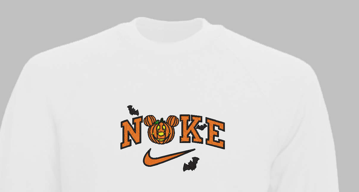 Siuvinėtas džemperis "Moliūgas"