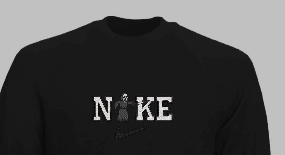 Siuvinėtas džemperis "Scream"