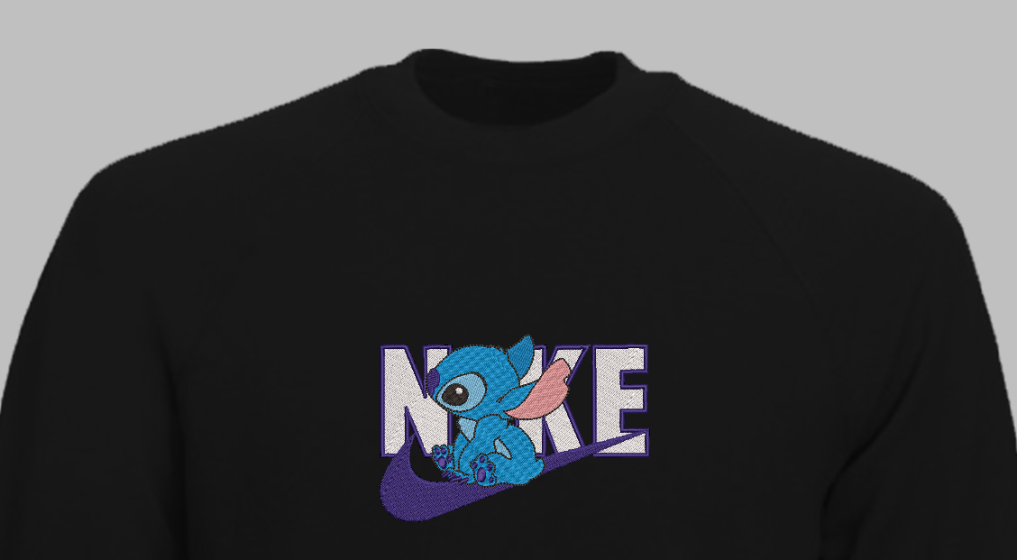 Siuvinėtas džemperis "Stitch'as"