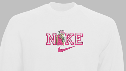 Siuvinėtas džemperis "Mergina"