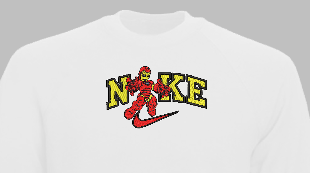 Siuvinėtas džemperis "Iron man"