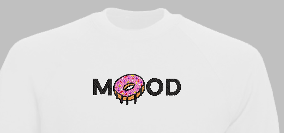 Siuvinėtas džemperis "Mood"