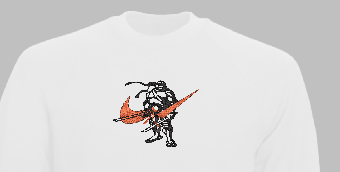 Siuvinėtas džemperis "Vėžliukas ninja"