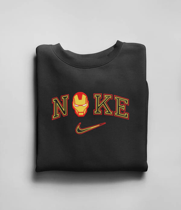 Siuvinėtas džemperis "Geležinis žmogus"