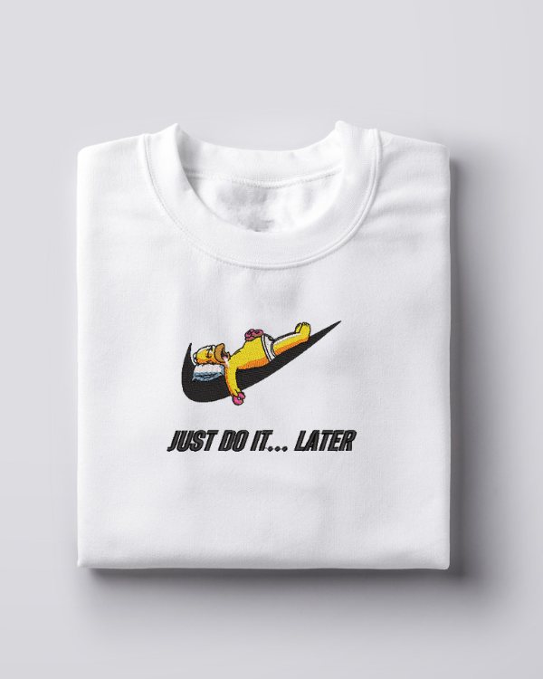 Siuvinėtas džemperis "Just do it... Later"