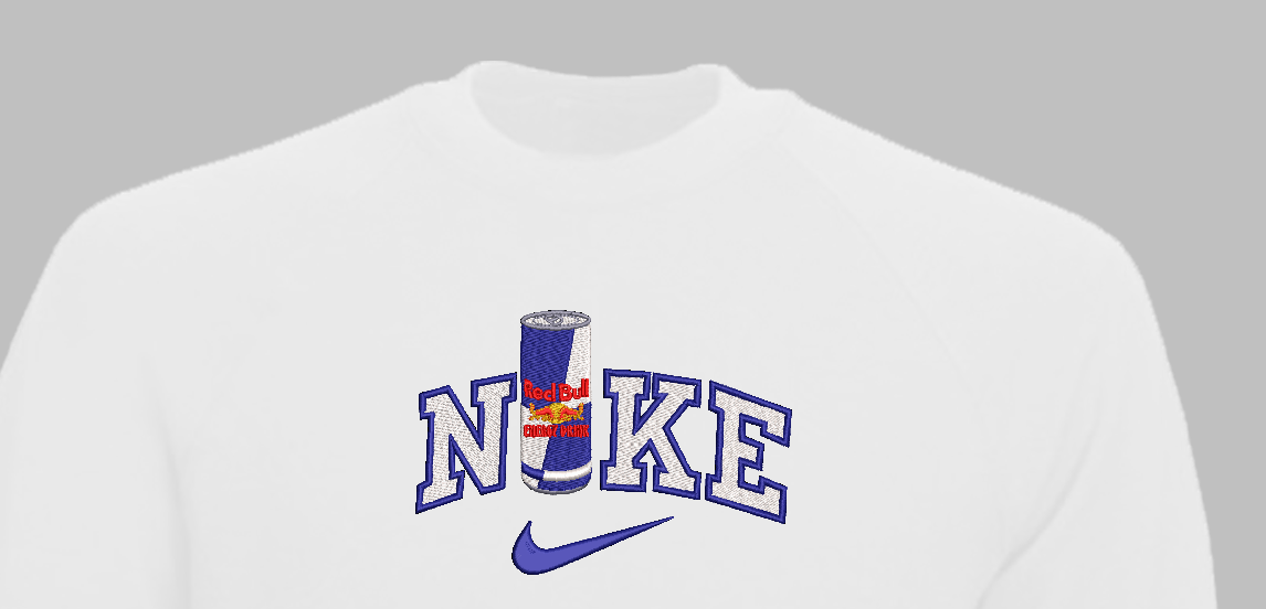 Siuvinėtas džemperis "RedBull"