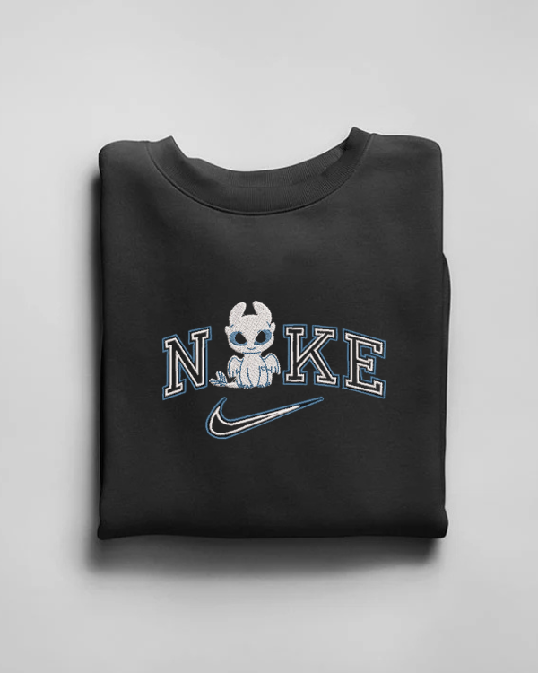 Siuvinėtas džemperis "Kaip prisijaukinti slibiną?"