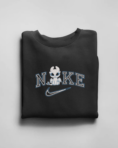 Siuvinėtas džemperis "Kaip prisijaukinti slibiną?"